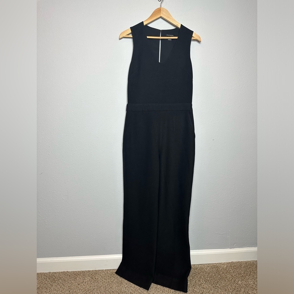 Club Monaco Elegant Black Jumpsuit size 2 women’s - Picture 3 of 7